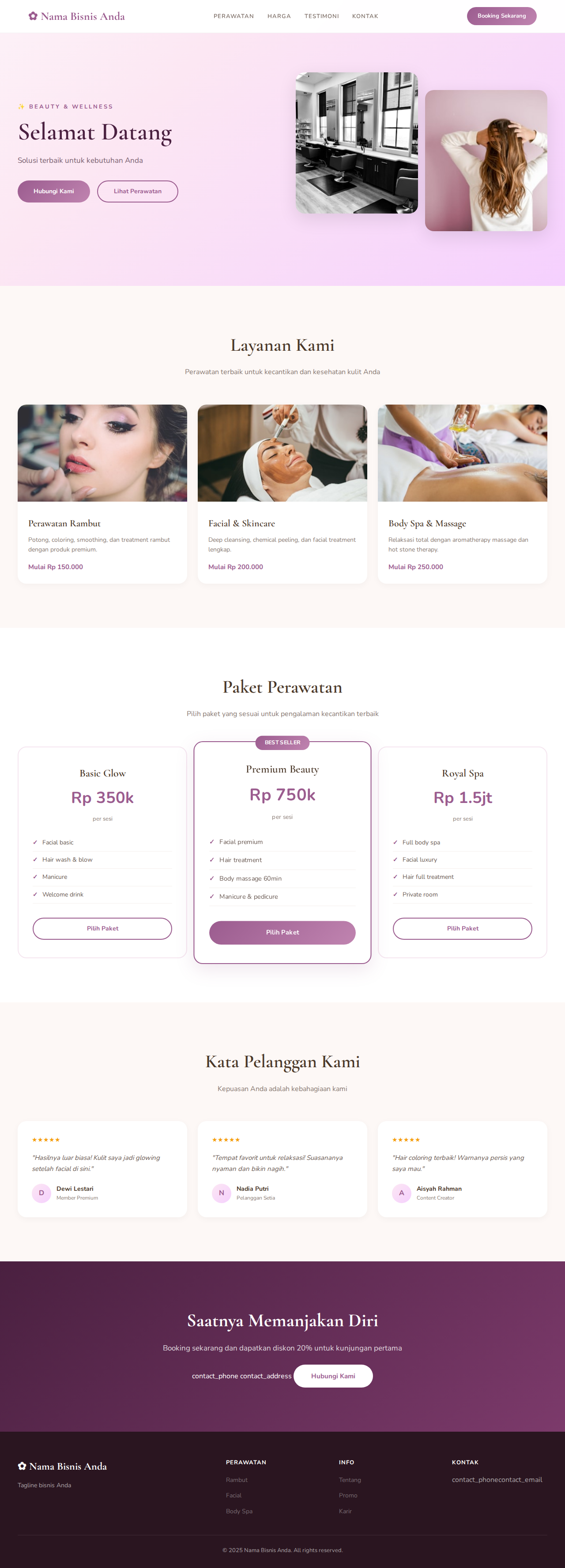 Salon Kecantikan preview